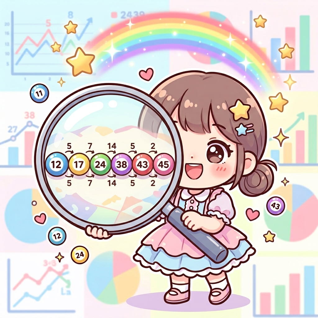 로또 번호 간격(갭) 분석법! 2026년 당첨번호 간 차이값 황금 패턴 공개